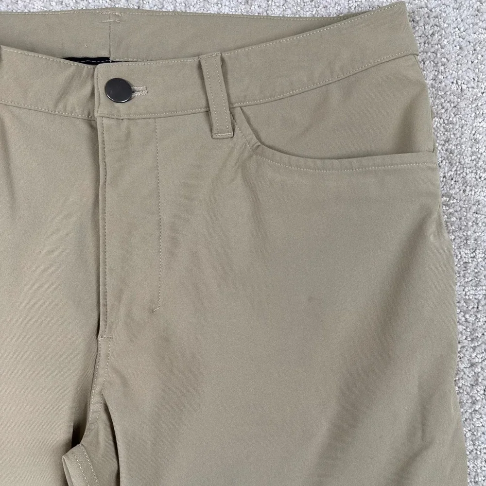 Lululemon Mens 32x31 ABC Slim Fit Warpstreme 5 Pocket Beige Pants LM5583S *Pants - Picture 6 of 12